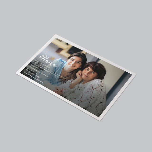 Fotografia A Podpis: Mama Definícia - Podložka Na Stôl