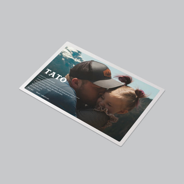 Fotografia A Podpis: Definícia Tato - Podložka Na Stôl