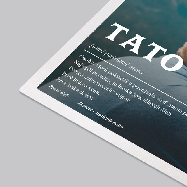 Fotografia A Podpis: Definícia Tato - Podložka Na Stôl