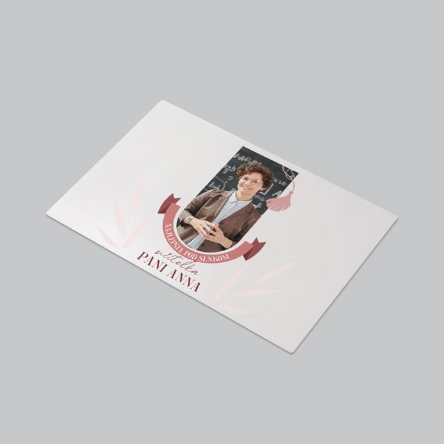 Fotografia A Podpis: Najlepšia Učiteľka Pod Slnkom - Podložka Na Stôl