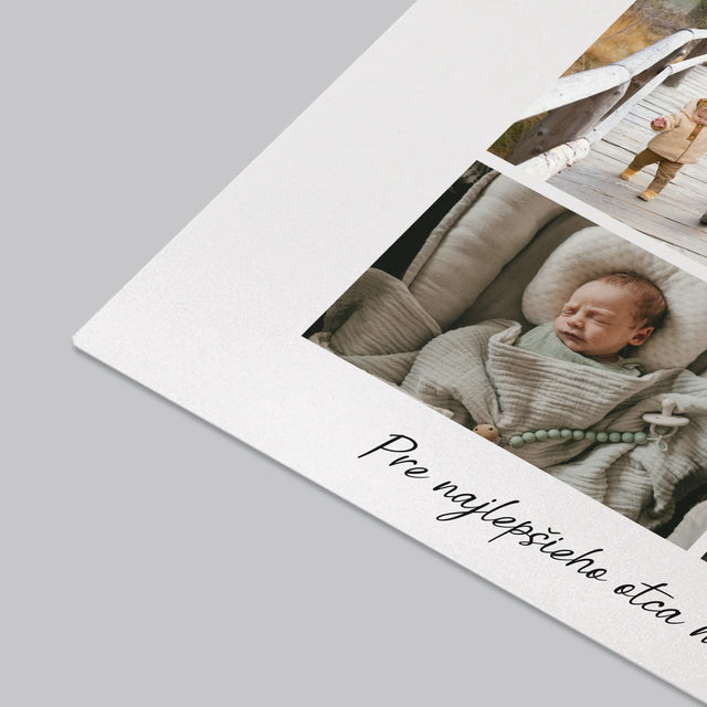 Fotokoláž: Otec Kamarát - Podložka Na Stôl