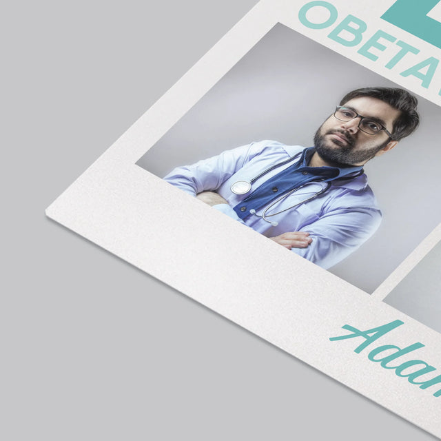 Fotokoláž: Lekár Črty - Podložka Na Stôl