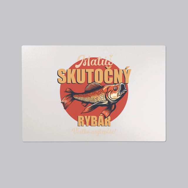 Meno A Podpis: Skutočný Rybár - Podložka Na Stôl