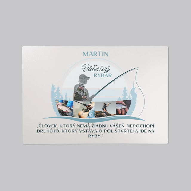 Tvar Z Fotografií: Vášnivý Rybár - Podložka Na Stôl