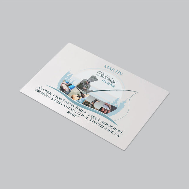 Tvar Z Fotografií: Vášnivý Rybár - Podložka Na Stôl