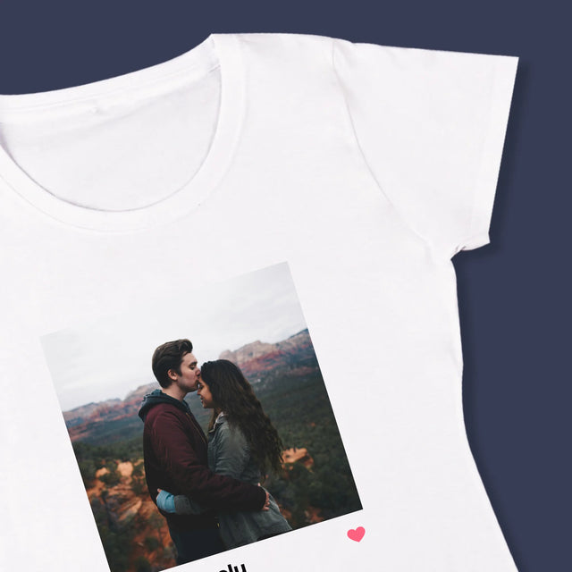 Fotografia A Podpis: Spotify S Tvojou Fotografiou - Dámske Tričko