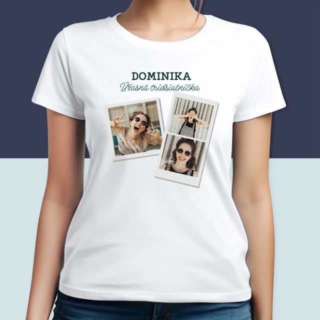 Fotokoláž: Úžasná Tridsiatnička - Dámske Tričko