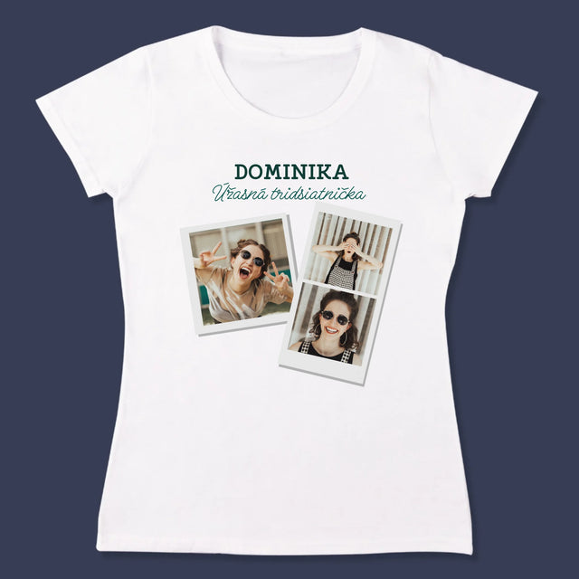 Fotokoláž: Úžasná Tridsiatnička - Dámske Tričko