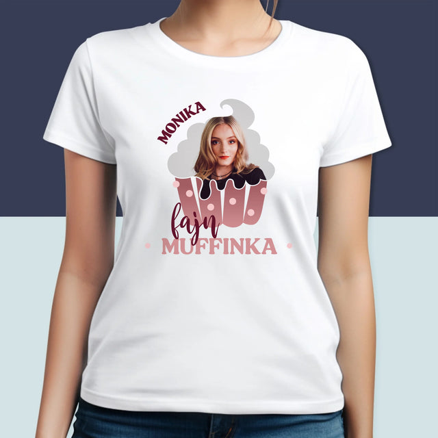 Fotografia A Podpis: Fajn Muffinka - Dámske Tričko