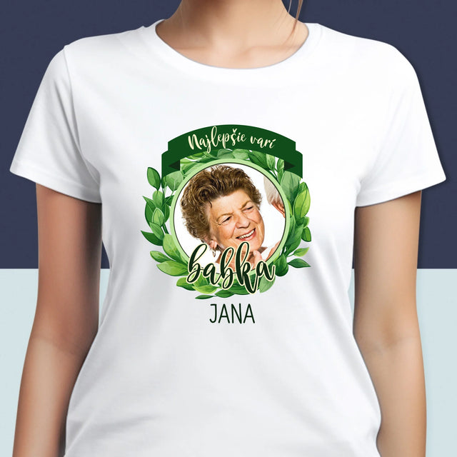 Fotografia A Podpis: Najlepšie Varí - Dámske Tričko