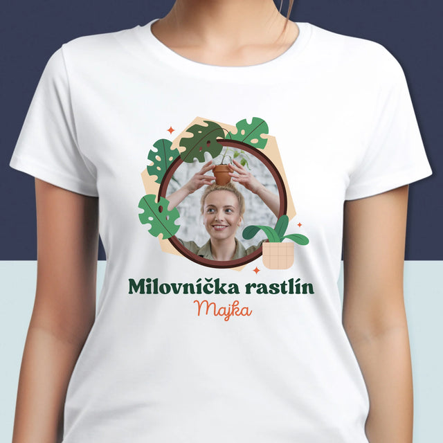 Fotografia A Podpis: Milovníčka Rastlín - Dámske Tričko