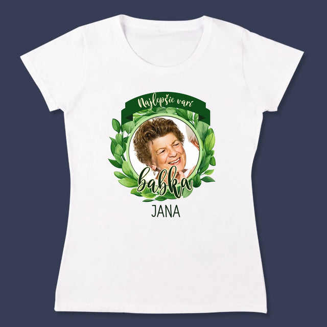 Fotografia A Podpis: Najlepšie Varí - Dámske Tričko