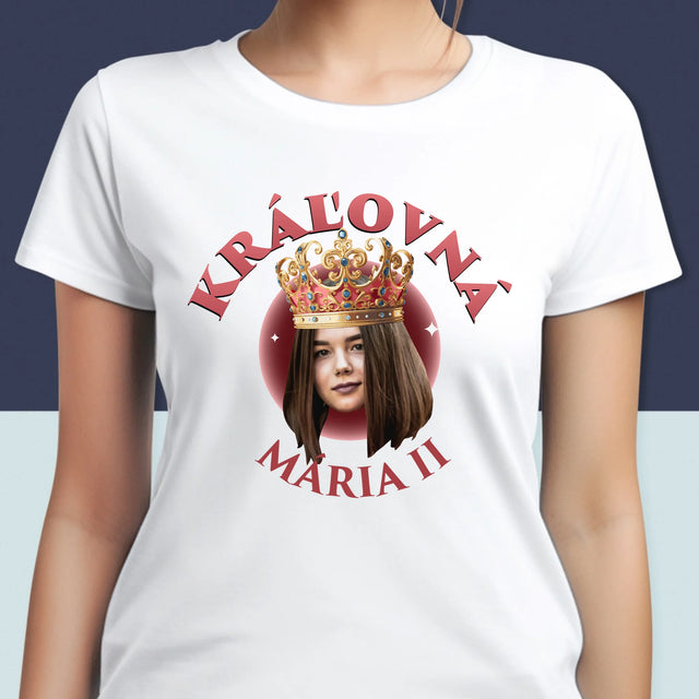 Fotografia A Podpis: Kráľovná Fotografia - Dámske Tričko