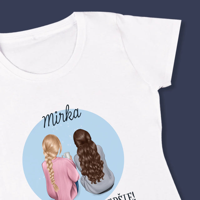 Tvorenie Postavy: Priateľky - Dámske Tričko