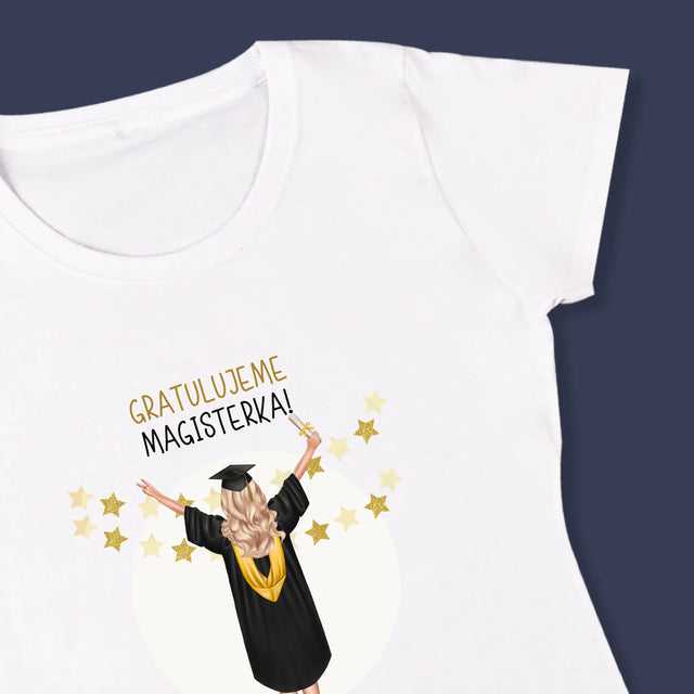 Tvorenie Postavy: Konečne Magister! - Dámske Tričko