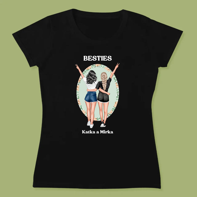 Tvorenie Postavy: Best Friends - Dámske Tričko