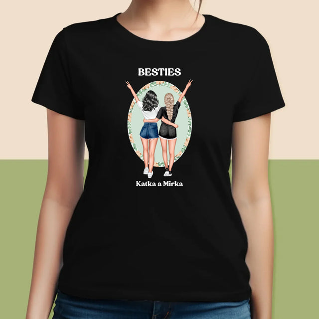 Tvorenie Postavy: Best Friends - Dámske Tričko
