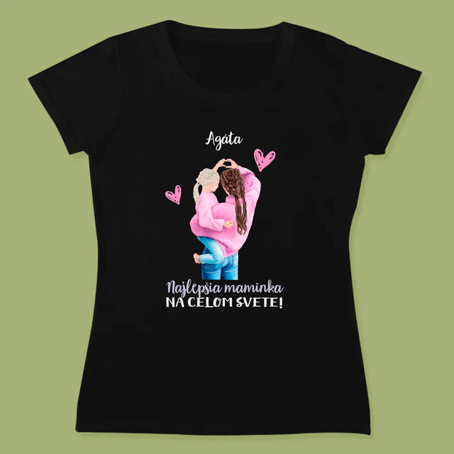 Tvorenie Postavy: Najlepšia Maminka Na Svete - Dámske Tričko