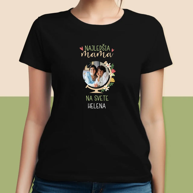 Fotografia A Podpis: Najlepšia Mama Svet - Dámske Tričko