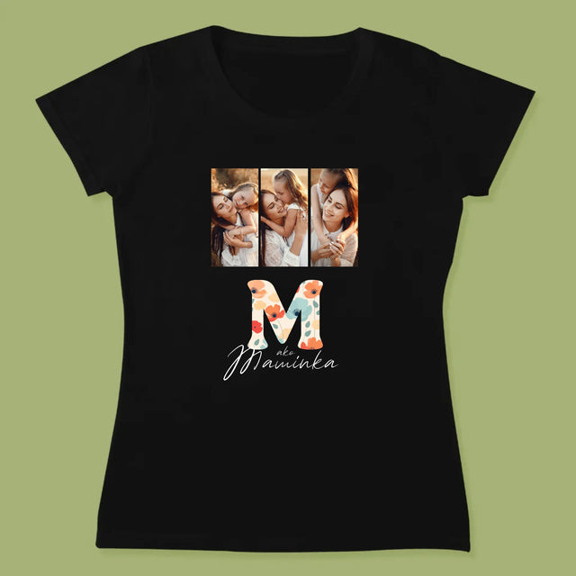 Fotokoláž: M Ako Maminka - Dámske Tričko