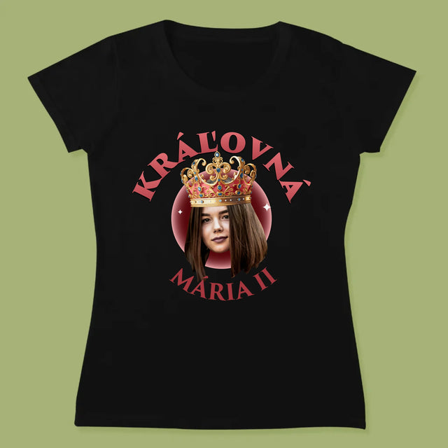Fotografia A Podpis: Kráľovná Fotografia - Dámske Tričko
