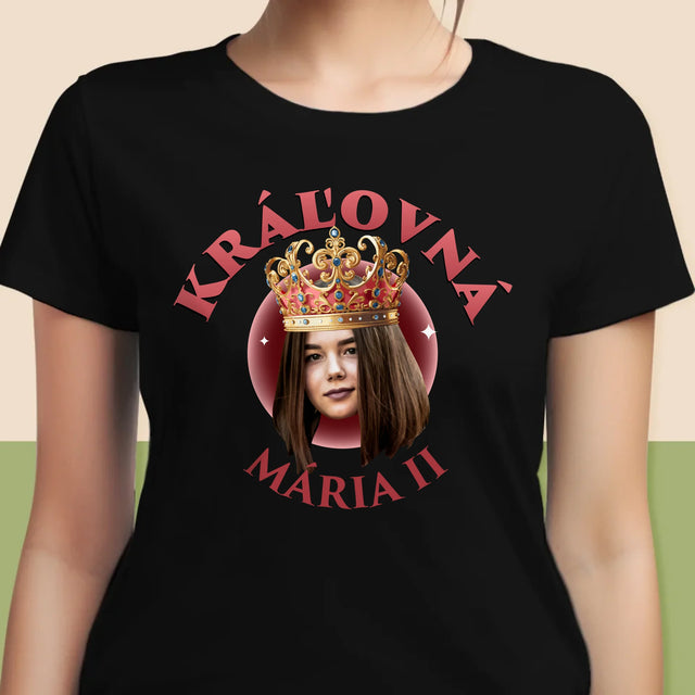Fotografia A Podpis: Kráľovná Fotografia - Dámske Tričko
