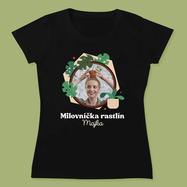 Fotografia A Podpis: Milovníčka Rastlín - Dámske Tričko