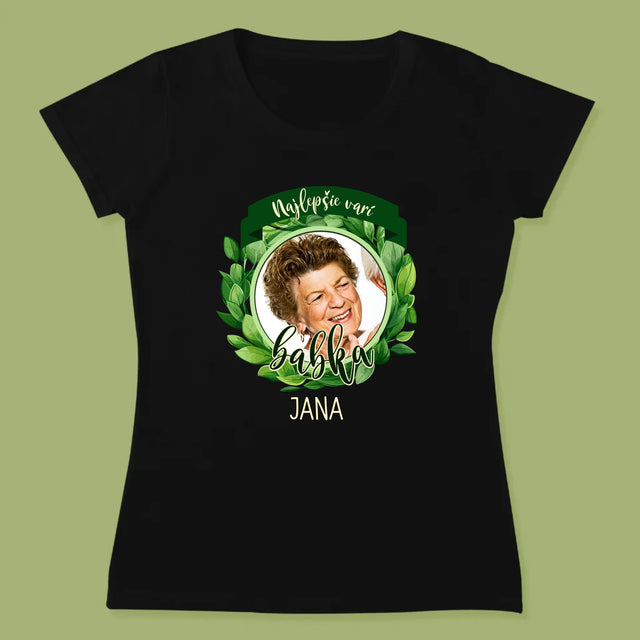 Fotografia A Podpis: Najlepšie Varí - Dámske Tričko