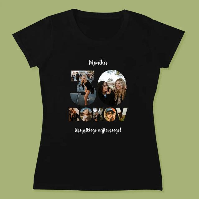 Slovo Z Fotografií: 30 Rokov Z Tvojich Fotografií - Dámske Tričko