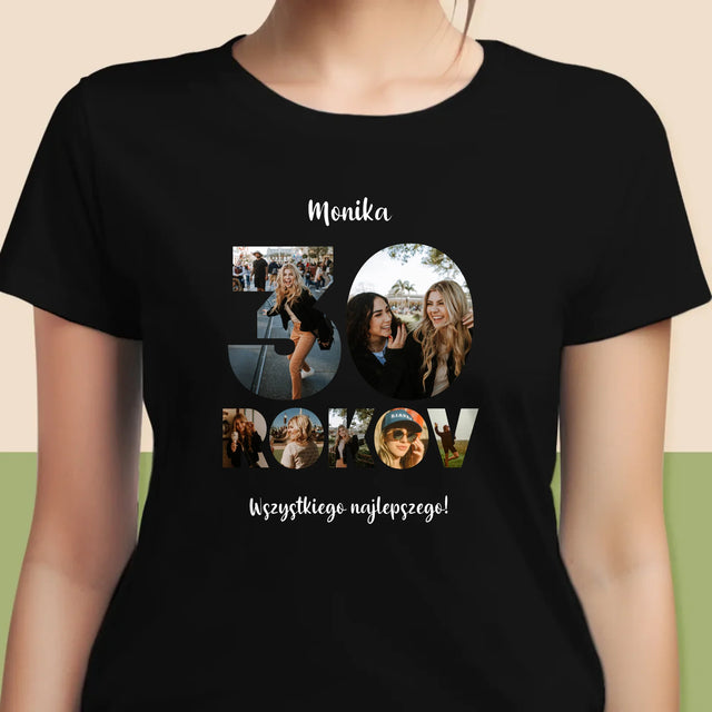 Slovo Z Fotografií: 30 Rokov Z Tvojich Fotografií - Dámske Tričko