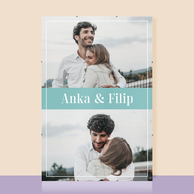 Fotokoláž: Pár Mená - Plagát