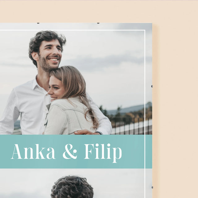 Fotokoláž: Pár Mená - Plagát