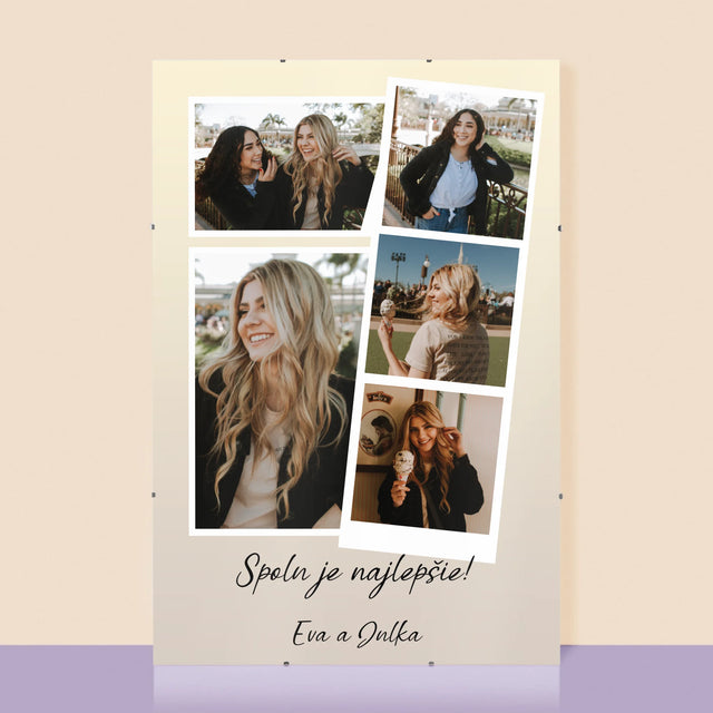 Fotokoláž: Spolu Je Najlepšie - Plagát