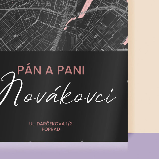Mapa Mesta: Mapa Mesta: Pán A Pani - Plagát
