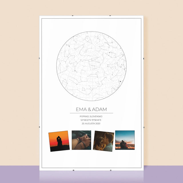 Mapa Hviezd: Mapa Hviezd: Naše Hviezdy Vo Svete - Plagát