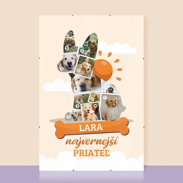 Tvar Z Fotografií: Pes - Plagát