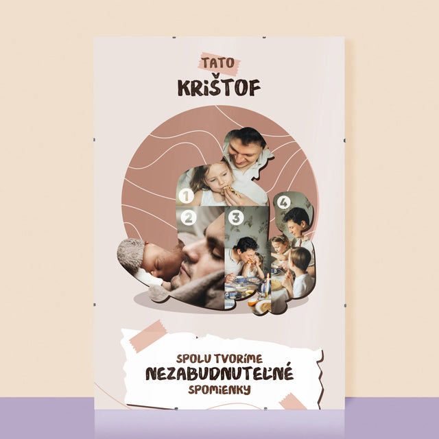 Tvar Z Fotografií: Nezabudnuteľné Spomienky - Plagát