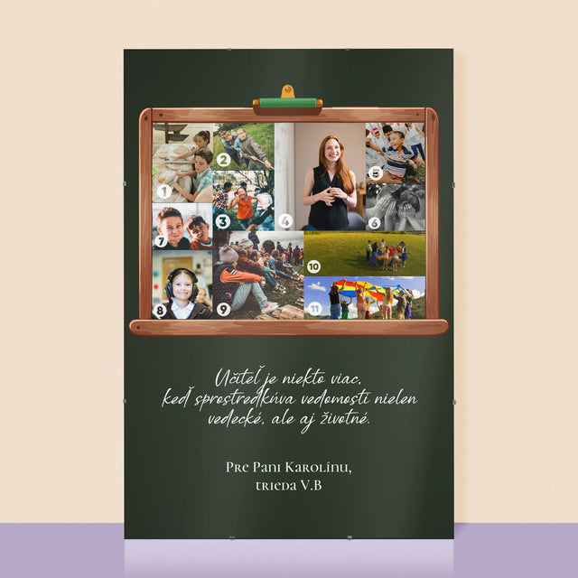 Tvar Z Fotografií: Učiteľ Je Niekto Viac - Plagát