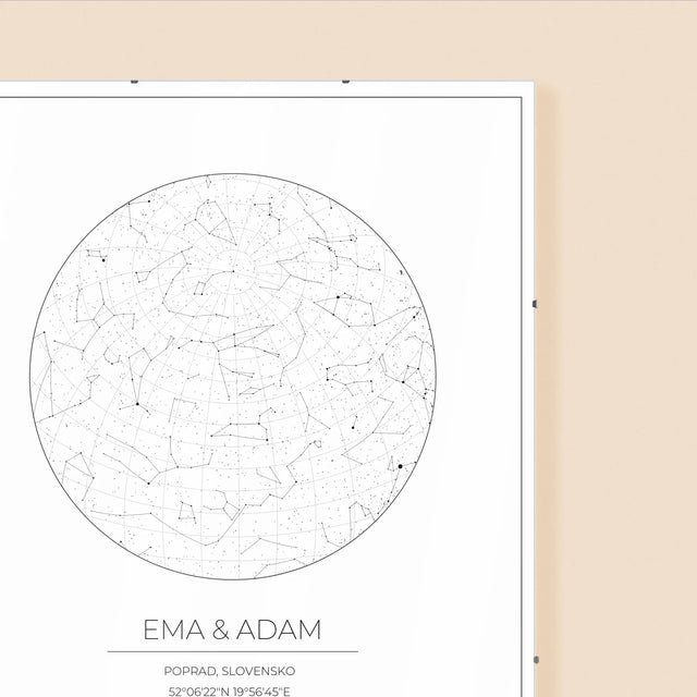 Mapa Hviezd: Mapa Hviezd: Naše Hviezdy Vo Svete - Plagát