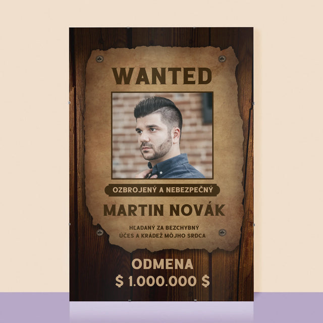 Fotografia A Podpis: Hľadaný Človek - Plagát