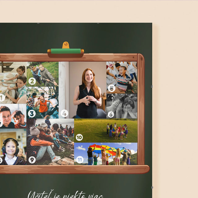 Tvar Z Fotografií: Učiteľ Je Niekto Viac - Plagát