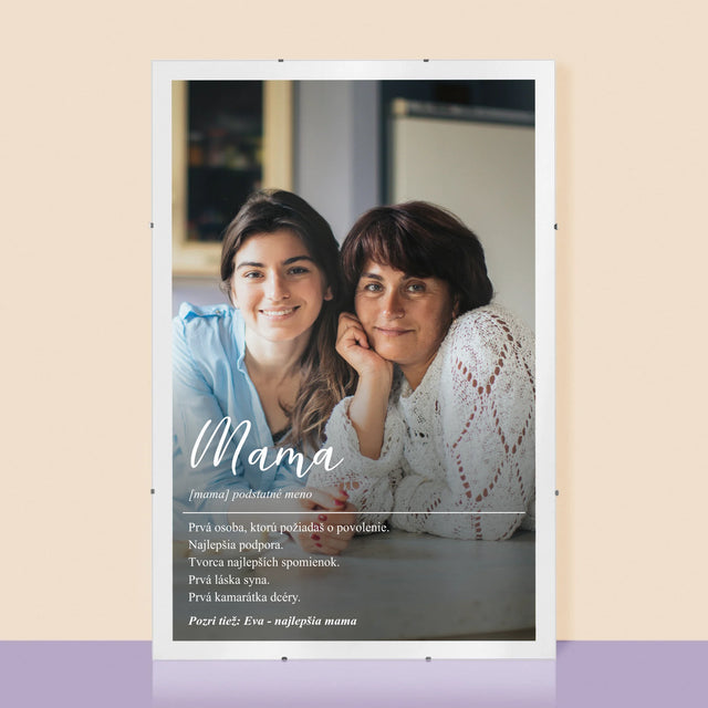 Fotografia A Podpis: Mama Definícia - Plagát