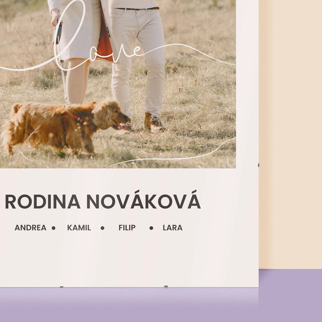 Fotografia A Podpis: Love Rodina - Plagát