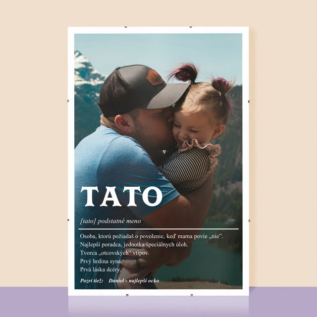 Fotografia A Podpis: Definícia Tato - Plagát