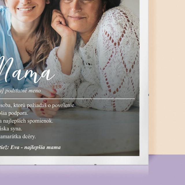 Fotografia A Podpis: Mama Definícia - Plagát