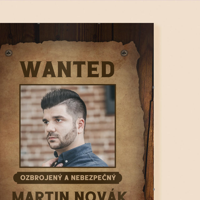 Fotografia A Podpis: Hľadaný Človek - Plagát