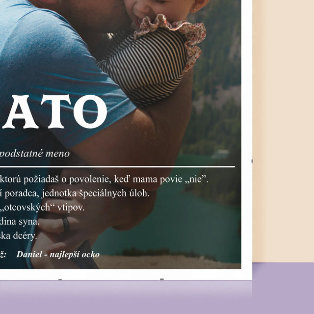 Fotografia A Podpis: Definícia Tato - Plagát