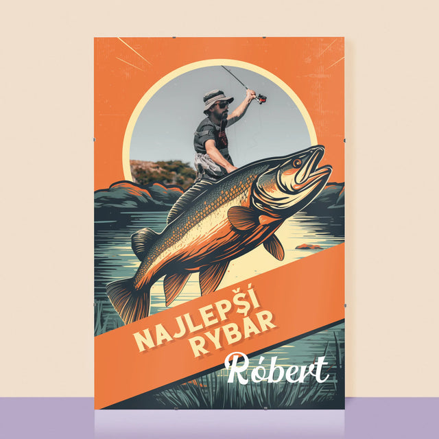 Fotografia A Podpis: Najlepší Rybár - Plagát