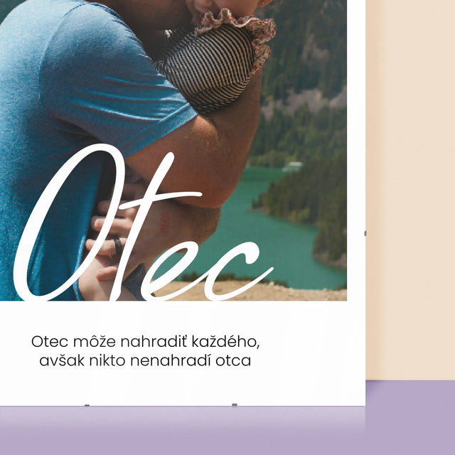 Fotografia A Podpis: Nenahraditeľný Otecko Priania - Plagát
