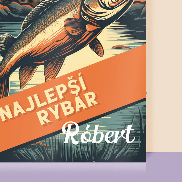 Fotografia A Podpis: Najlepší Rybár - Plagát